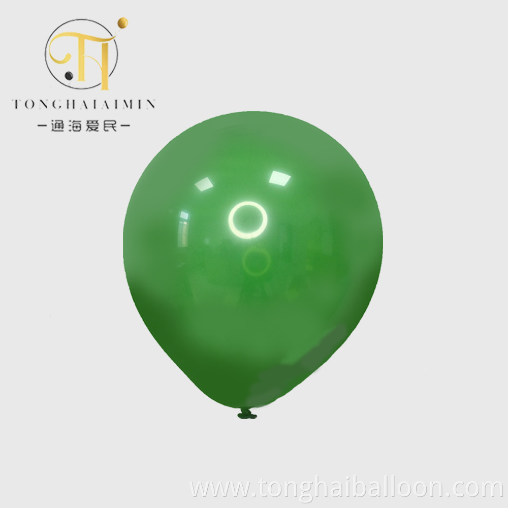 Matte Dark Green Balloons